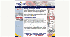 Desktop Screenshot of goldwaterseafoods.com